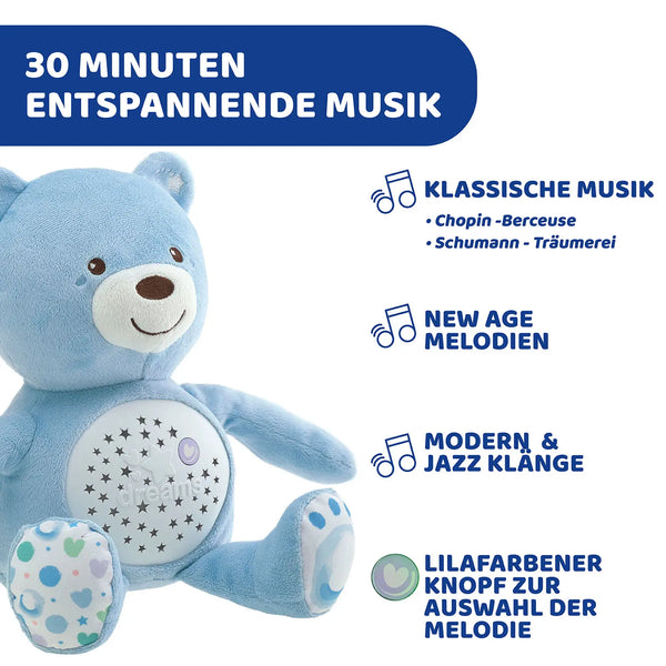 Chicco - First Dreams Baby Bär, blau