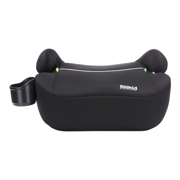Fillikid Sitzerhöhung Flip Deluxe mit verlängerbarer Isofix i-size Schwarz