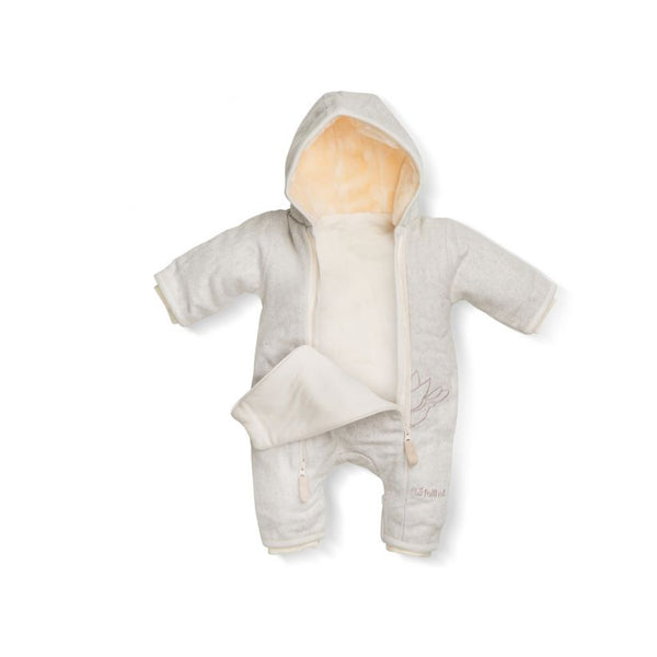 Overall Grünschnabel Wollfilz mit Lammfell / Größe 50/56