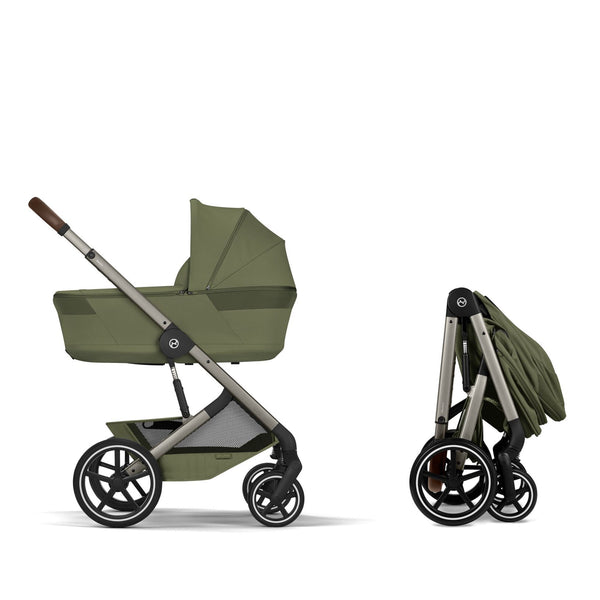 Cybex Balios S Lux mit Fold Cot Set Moss Green (Vorbestellung)