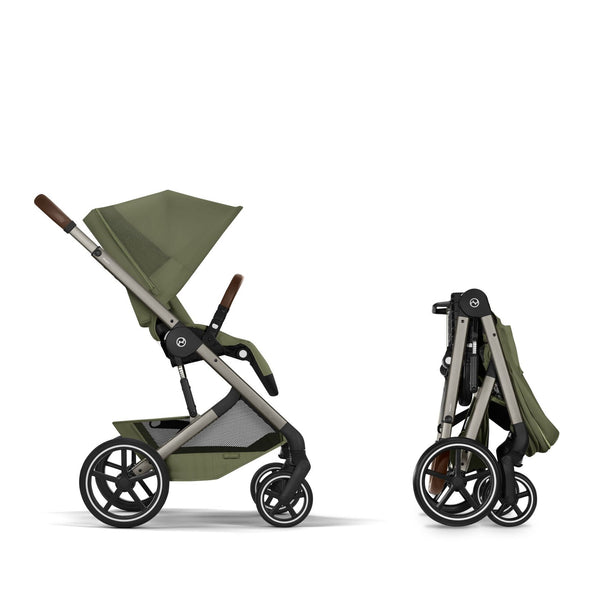 Cybex Balios S Lux mit Fold Cot Set Moss Green (Vorbestellung)