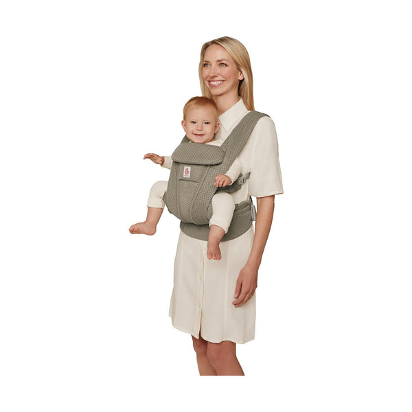 Omni Deluxe Babytrage Soft Olive Mesh