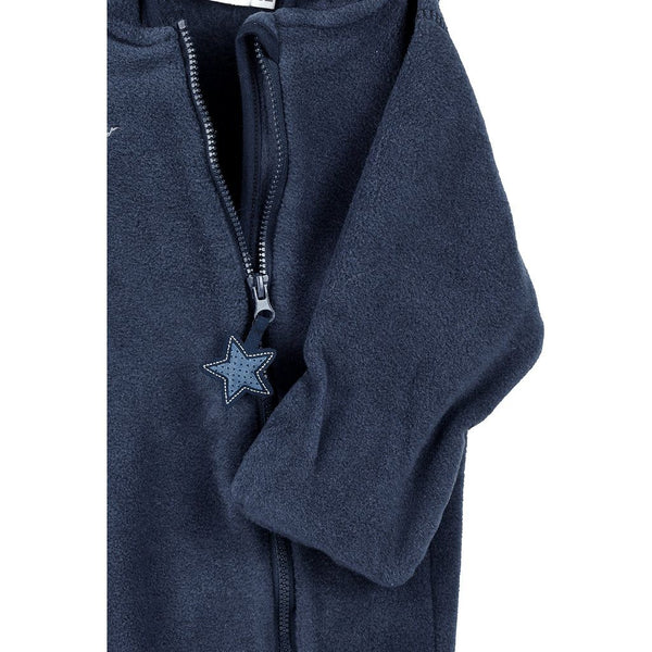 Overall aus Melangefleece Blau Melange / Größe 56
