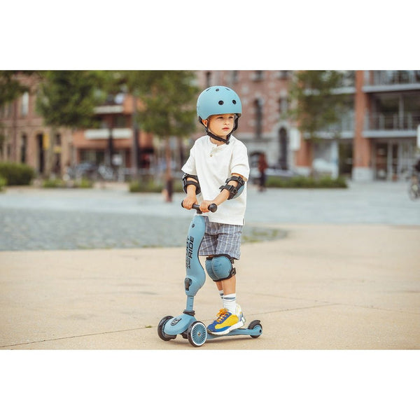 Scoot & Ride Protective Set, Größe XXS Steel