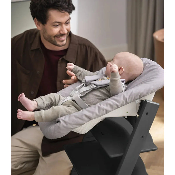 Stokke Tripp Trapp Black + BabySet + Tray