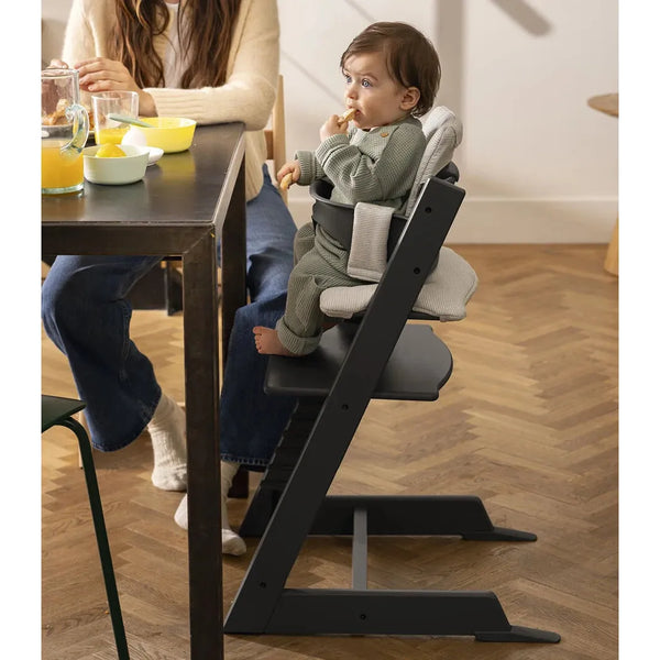 Stokke Tripp Trapp Black + BabySet + Tray