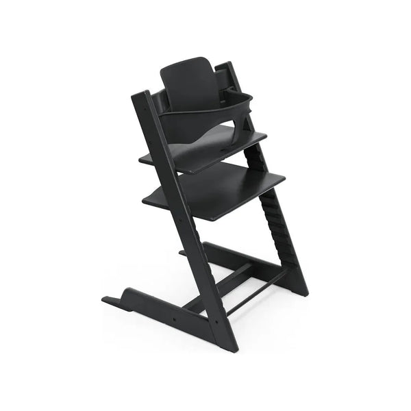 Stokke Tripp Trapp Black + BabySet + Tray