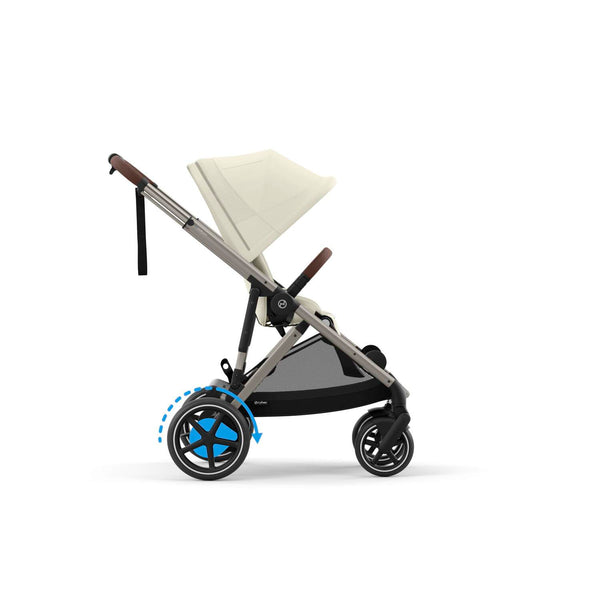 Cybex e-Gazelle S (Taupe Rahmen) Seashell Beige + Wanne