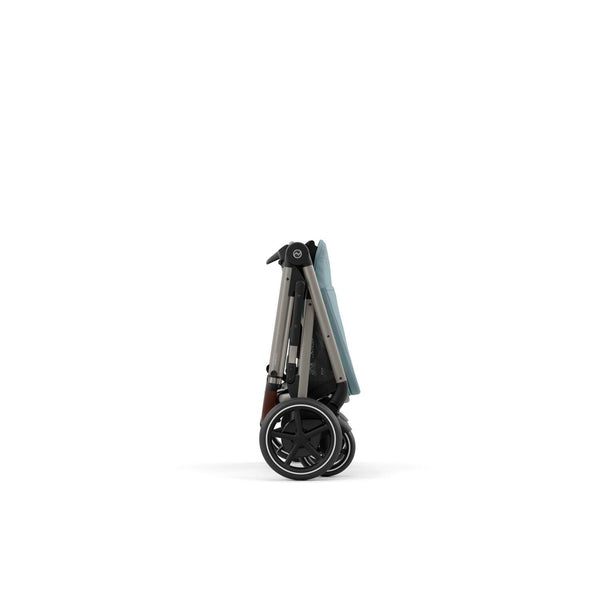 Cybex e-Gazelle S (Taupe Rahmen) Stormy Blue + Wanne