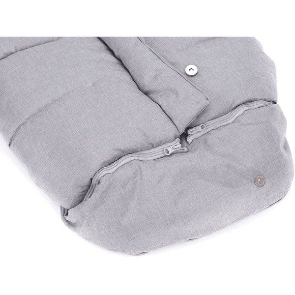 Fußsack K2 Soft Pongee Hellgrau Melange