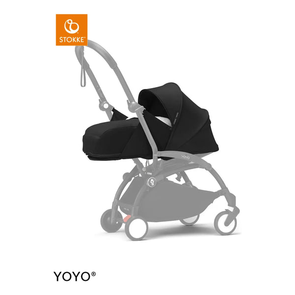 Stokke® YOYO³ Black / Black + Stokke Newborn Pack 0+ Black