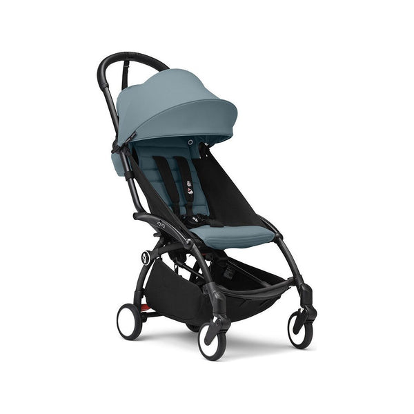Stokke® YOYO³ Black / Aqua + Babyzen Cot Aqua