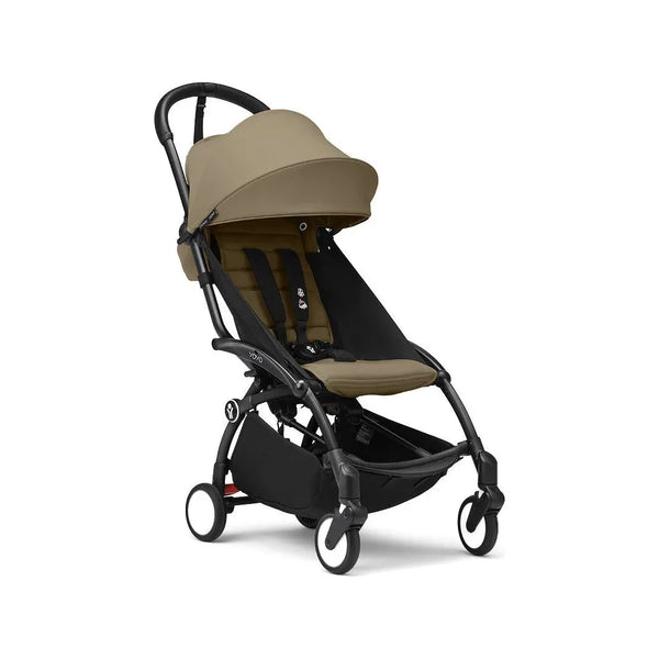 Stokke® YOYO³ Black / Toffee + Stokke Cot Toffee
