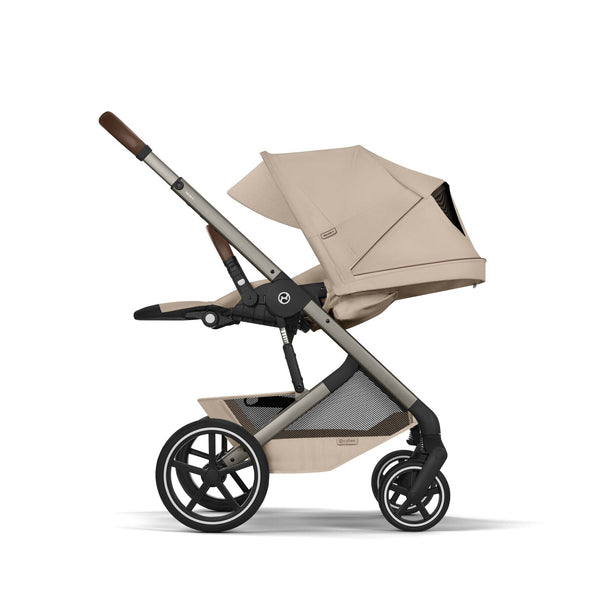 Cybex Balios S Lux mit Fold Cot 6in1 Set Almond Beige