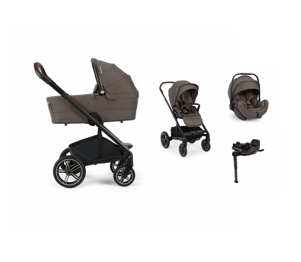 Nuna Mixx Next 4in1 Chestnut + Zubehör (Base Curv)
