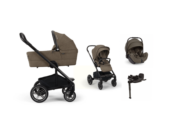 Nuna Mixx Next 4in1 Pistachio + Zubehör (Base Curv)
