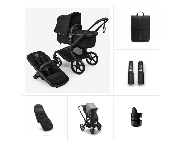 Bugaboo Fox 5 Renew Heritage Black Bundle