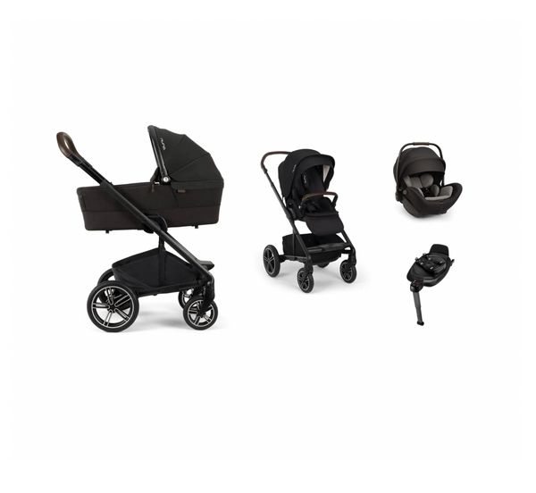Nuna Mixx Next 4in1 Caviar + Zubehör