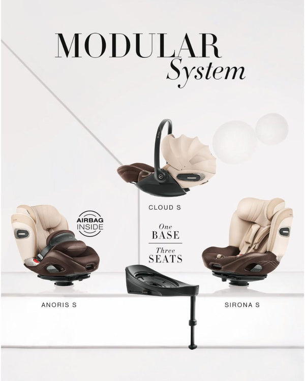 Cybex Anoris Si Comfort Cozy Beige (mit integrierter Basisstation)