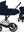 Cybex Priam Set Gestell (Matt Black) /Stoff (Rebellious Luxury Denim Blue)