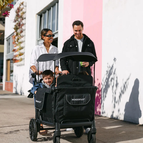 Wonderfold L4 Kinderwagen Grau (4 Sitzer)