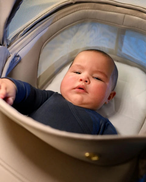 Maxi Cosi Fame Cabin + Babywanne Sapphire Sand