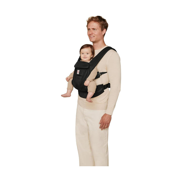 Omni Deluxe Babytrage Onyx Black Mesh