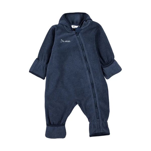 Overall aus Melangefleece Blau Melange / Größe 56
