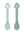 Trixie Silikon Löffel 2-pack - Herr Hai