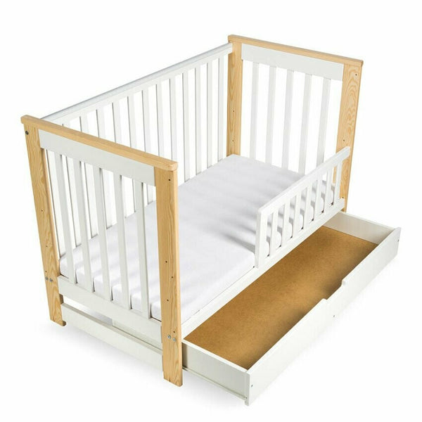 Bett Natur + Lade 60 x 120