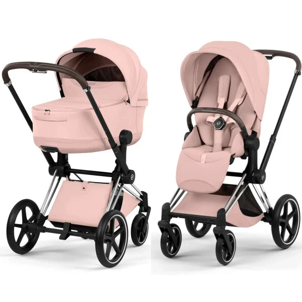Cybex Priam 5 Style - Chrome Brown/Peach Pink
