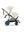 Cybex e-Gazelle S (Taupe Rahmen) Seashell Beige + Wanne