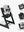 Stokke Tripp Trapp Black + BabySet + Cushion Nordic Grey OCS